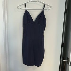 Dark Navy Cotton Dress